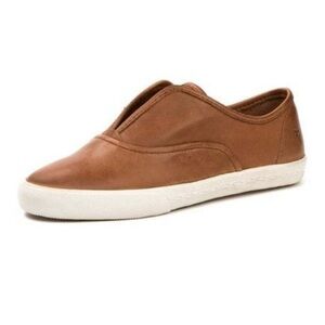 Frye Brown Leather Women's Slip-On Sneakers
